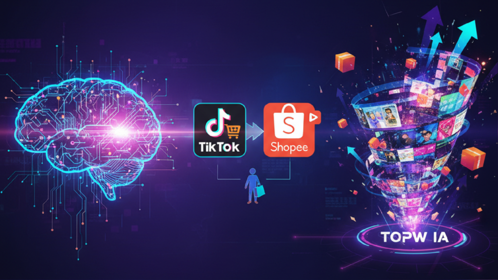 Imagem ilustrativa sobre Como Viralizar no TikTok Shop e Shopee com IA: Guia 2024