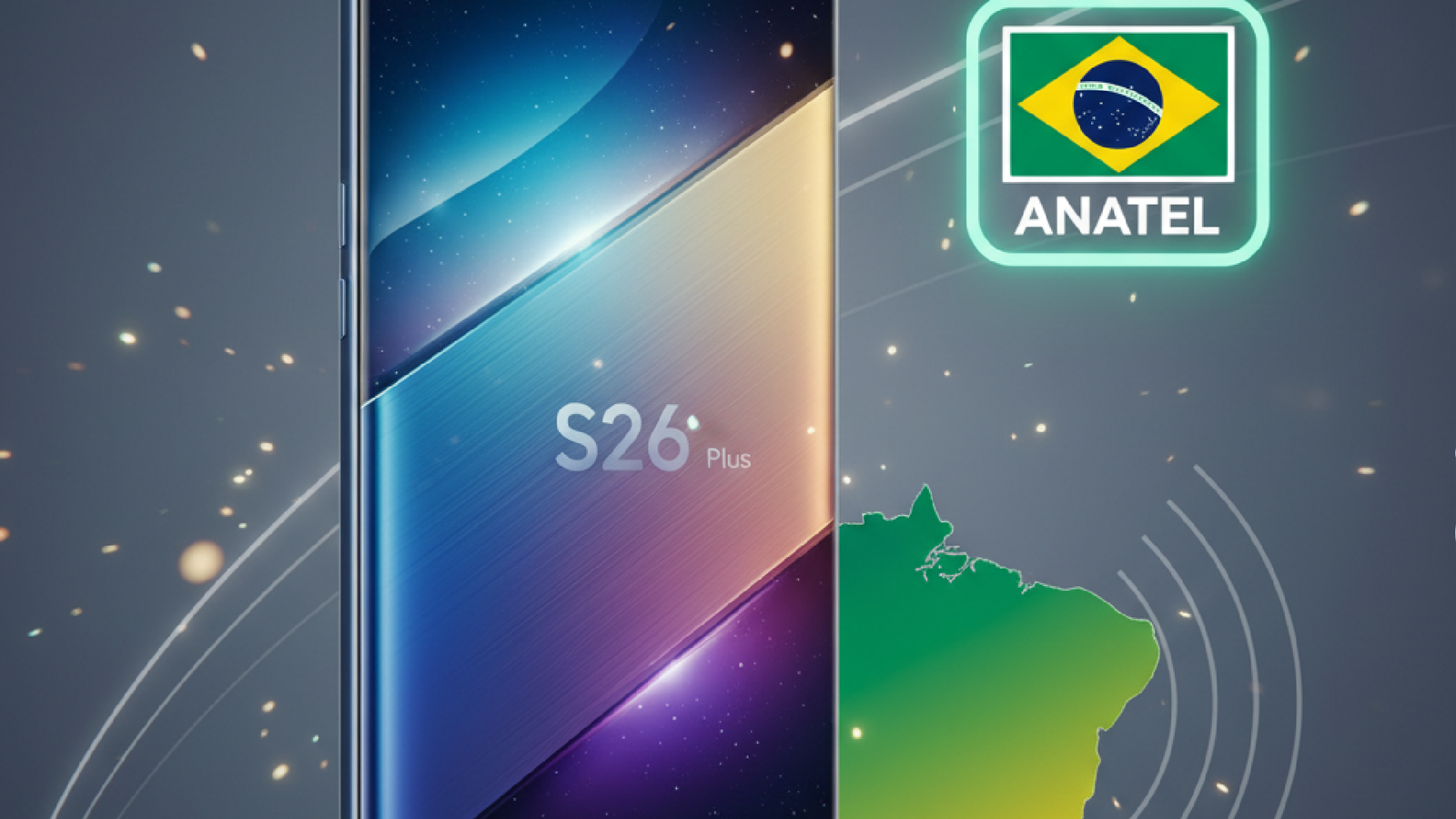 Imagem ilustrativa sobre Galaxy S26 Plus já pode chegar ao Brasil após certificação da Anatel