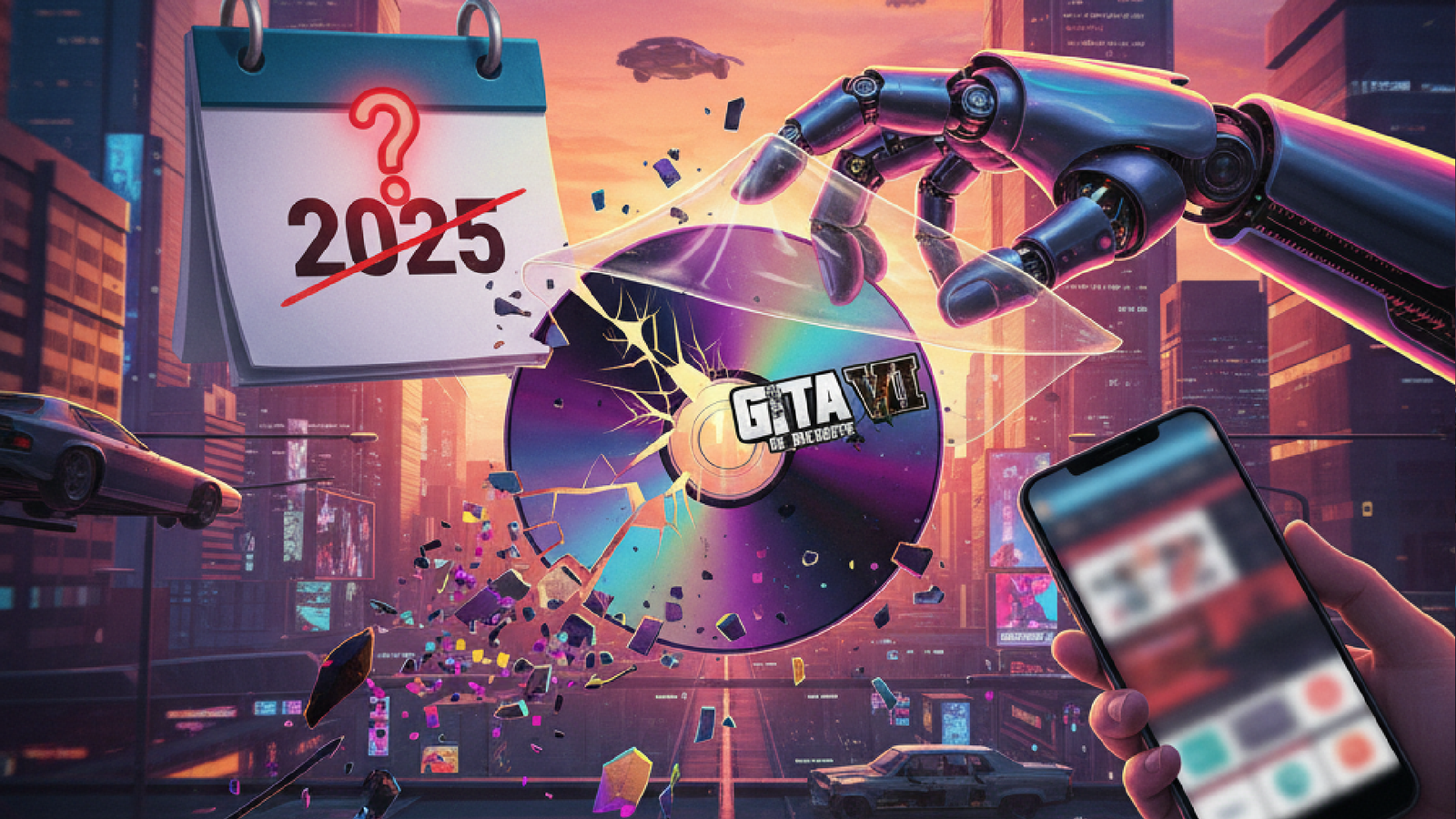 Imagem ilustrativa sobre GTA 6 adiado de novo? Mídia física pode chegar depois para evitar vazamentos
