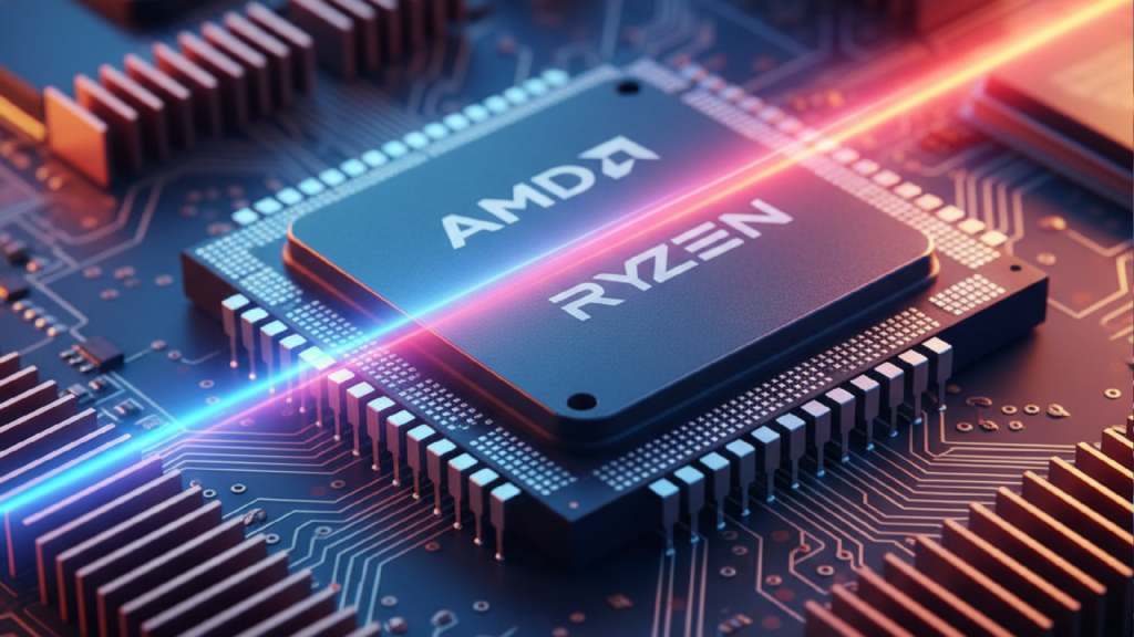 Imagem ilustrativa sobre Ryzen 7 9850X3D entrega quase mesmo desempenho do 9800X3D, revela vazamento