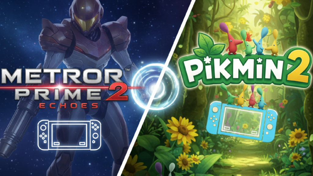 Imagem ilustrativa sobre Vem aí? Metroid Prime 2 e Pikmin 2 chegarão ao Nintendo Switch Online em breve