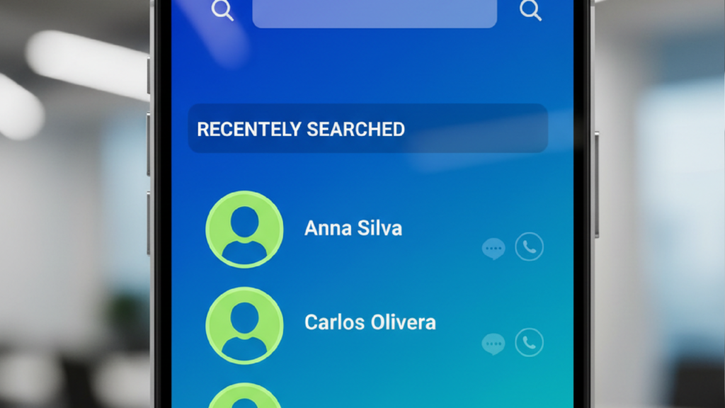 Imagem ilustrativa sobre WhatsApp agora mostra contatos buscados recentemente no Android