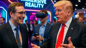 Imagem ilustrativa sobre Big techs gastam milhões em lobby e bajulação para conquistar Trump e expandir negócios