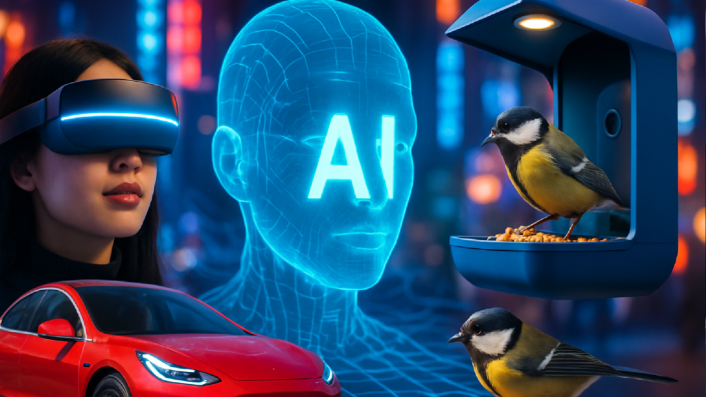 Imagem ilustrativa sobre China sai na frente ao tentar colocar IA em tudo, de carros a comedouros de pássaros