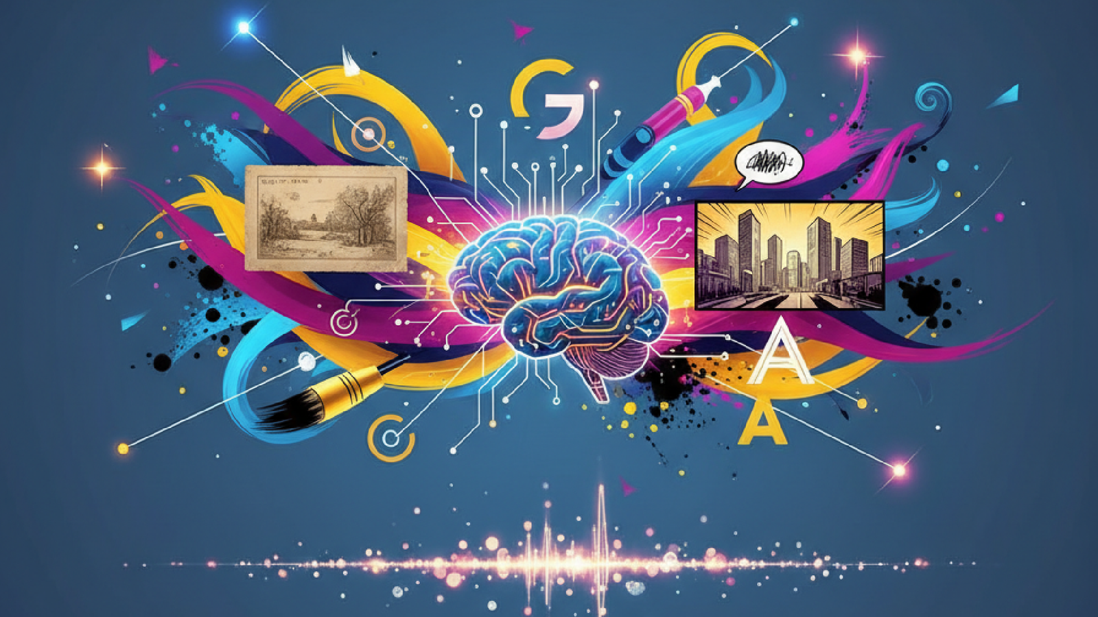 Imagem ilustrativa sobre Google Arts & Culture utiliza IA para transformar cartões postais em HQs