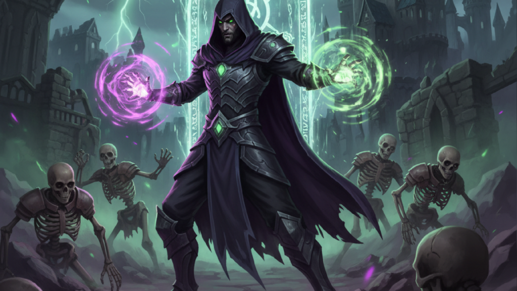 Imagem ilustrativa sobre Hytale agora permite que personagens se tornem necromantes