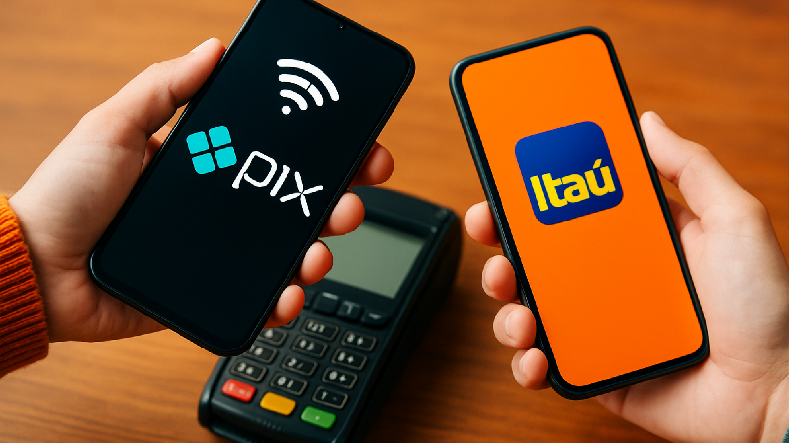 Imagem ilustrativa sobre Itaú lança Pix por aproximação direto no app para Android; veja como usar