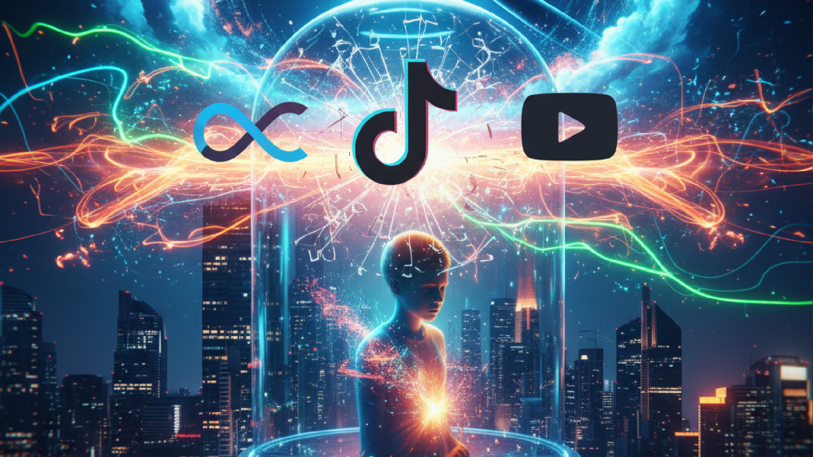 Imagem ilustrativa sobre Meta, TikTok e YouTube serão julgados nos EUA por alegações de terem viciado jovem