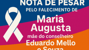Imagem ilustrativa sobre Nota de pesar pelo falecimento de Maria Augusta, mãe do conselheiro Eduardo Mello e Souza
