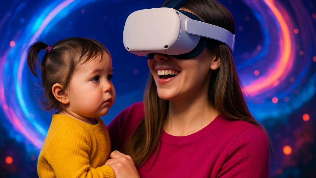 Imagem ilustrativa sobre IA da Meta quebra regra da big tech e inclui foto de filha em propaganda direcionada à mãe