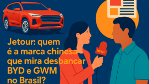 Imagem ilustrativa sobre Jetour: quem é a marca chinesa que mira desbancar BYD e GWM no Brasil?