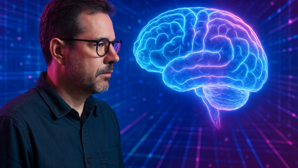 Imagem ilustrativa sobre Nova fase da IA vem para mudar nossa vida, diz Álvaro Machado, que fará live na CasaFolha