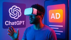 Imagem ilustrativa sobre OpenAI impõe publicidade no ChatGPT a usuários de versão gratuita e plano mais barato