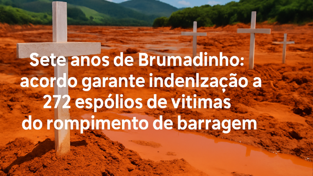 Imagem ilustrativa sobre Sete anos de Brumadinho: acordo garante indenização a 272 espólios de vítimas do rompimento de barra