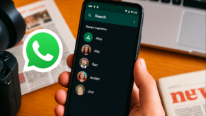 Imagem ilustrativa sobre WhatsApp agora mostra contatos buscados recentemente no Android