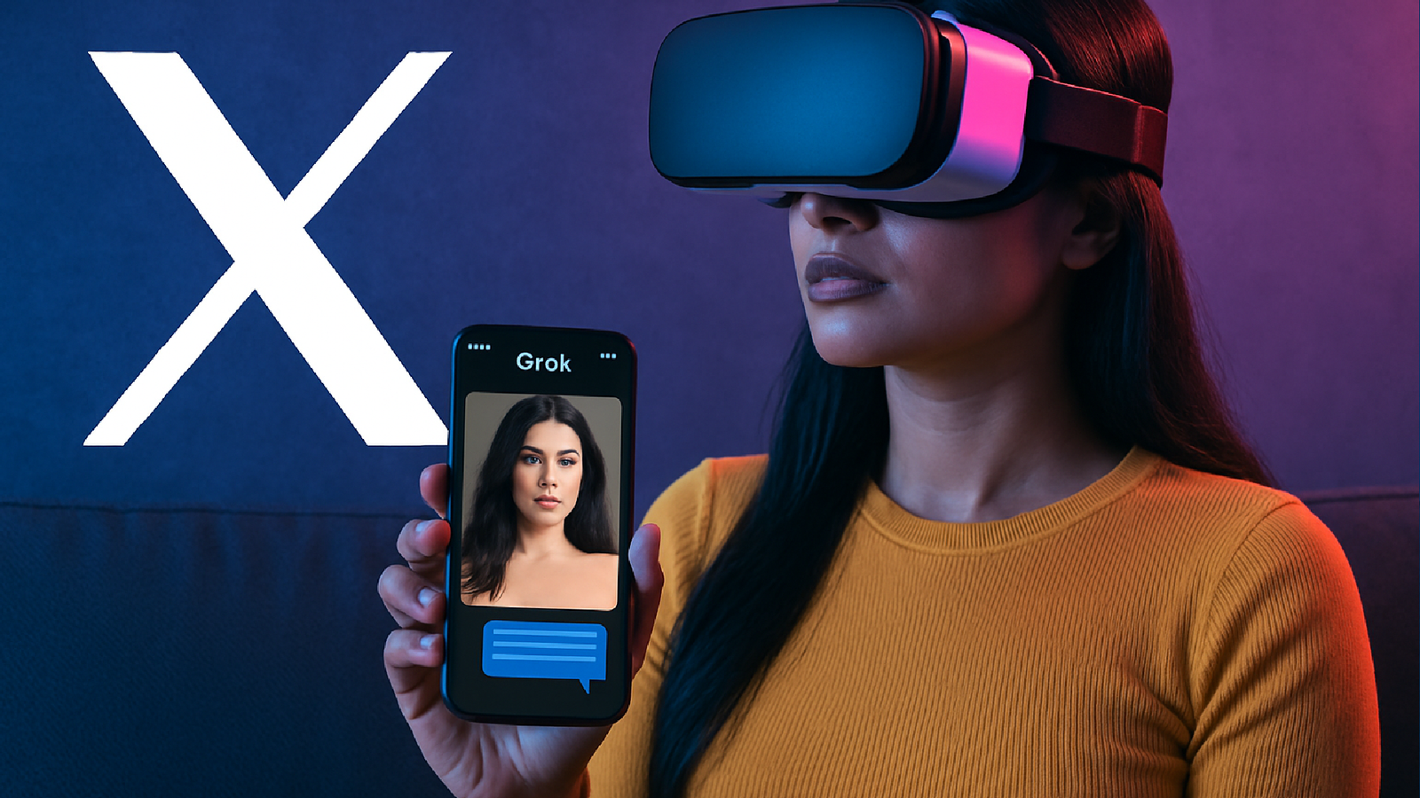Imagem ilustrativa sobre X não tem diretrizes para impedir criação de deepnudes com Grok