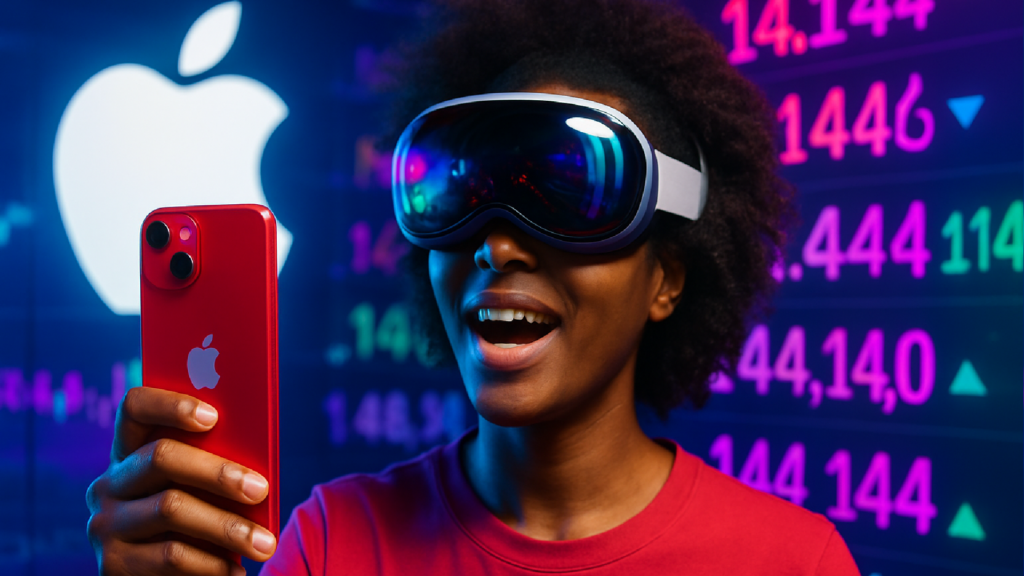 Imagem ilustrativa sobre Apple tem receita recorde de US$ 144 bilhões com alta nas vendas de iPhone