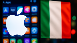 Imagem ilustrativa sobre Itália multa Apple em R$ 637,6 milhões por abuso de domínio no mercado de aplicativos