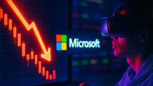 Imagem ilustrativa sobre Microsoft perde US$ 360 bilhões em valor de mercado com temor sobre gastos com IA