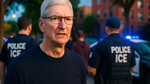 Imagem ilustrativa sobre Tim Cook pede 'desescalada' das ações do ICE após duas mortes em Minneapolis