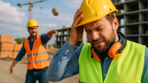Imagem ilustrativa sobre Construtora terá de indenizar técnico de segurança que levou pedrada de colega