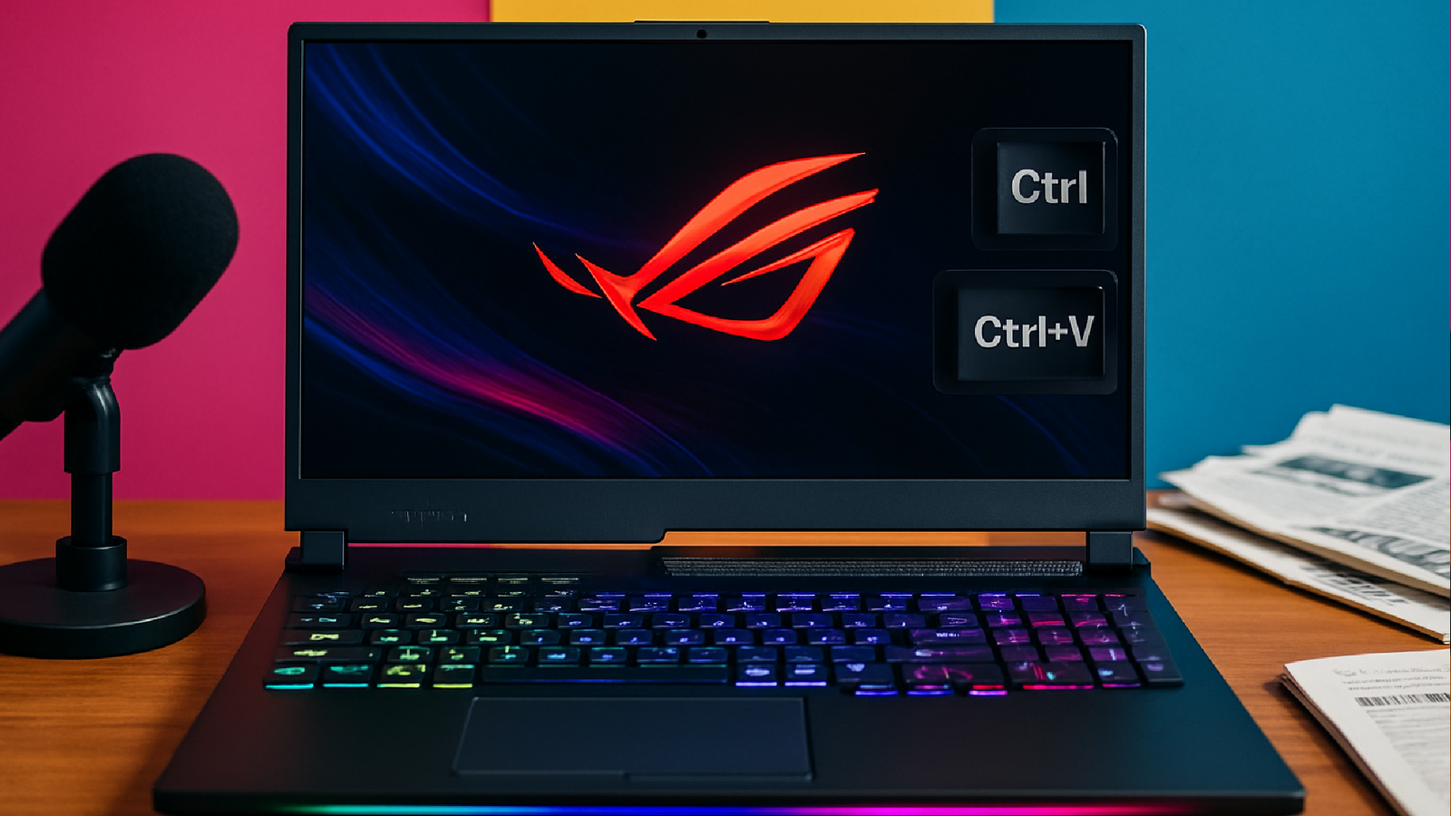 Imagem ilustrativa sobre Novo notebook gamer da ASUS é ctrl+C e ctrl+V de modelo antigo
