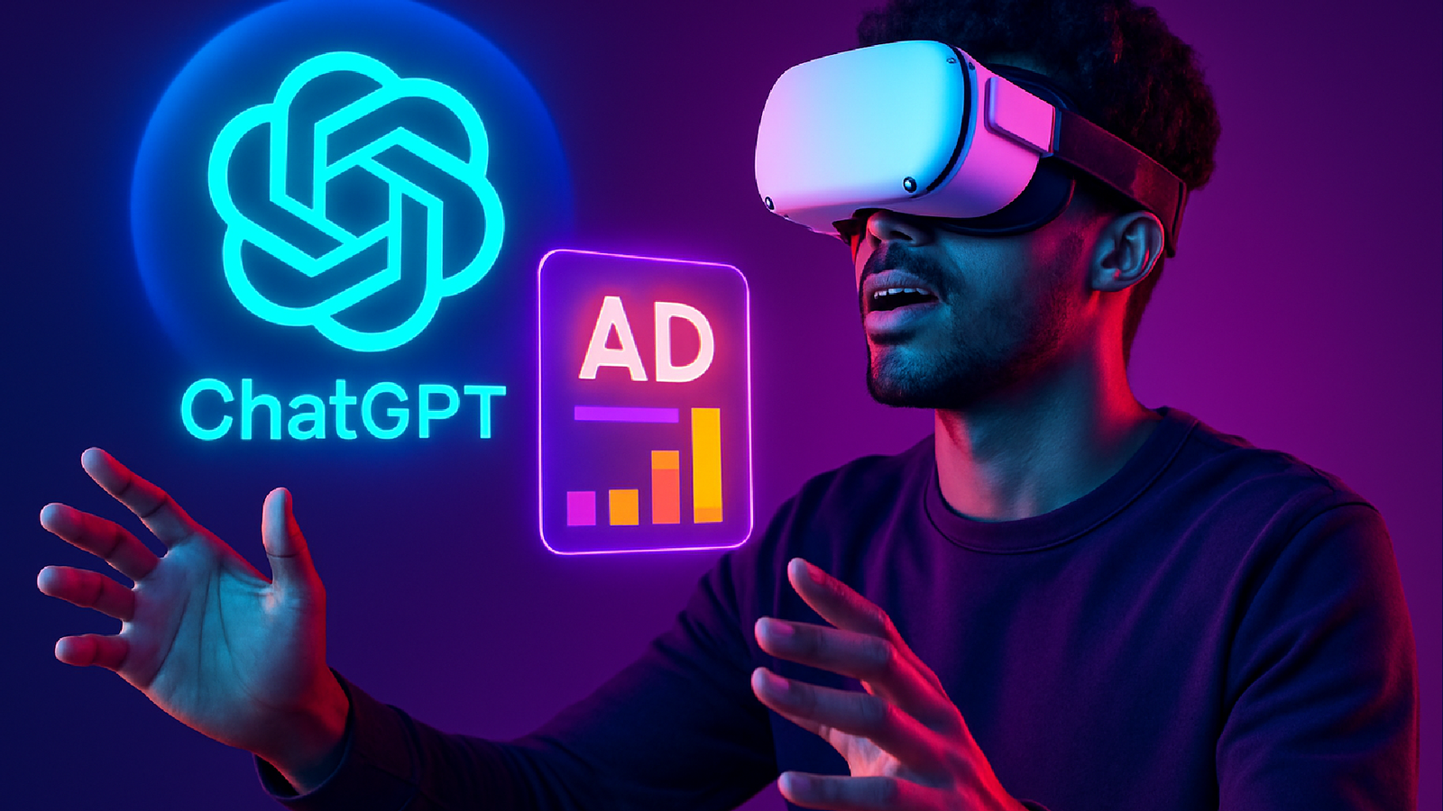 Imagem ilustrativa sobre OpenAI começa a testar publicidade no ChatGPT