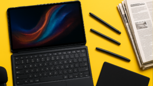 Imagem ilustrativa sobre Samsung coloca tablet mais top em promoção: S11 Ultra com capa, teclado e caneta