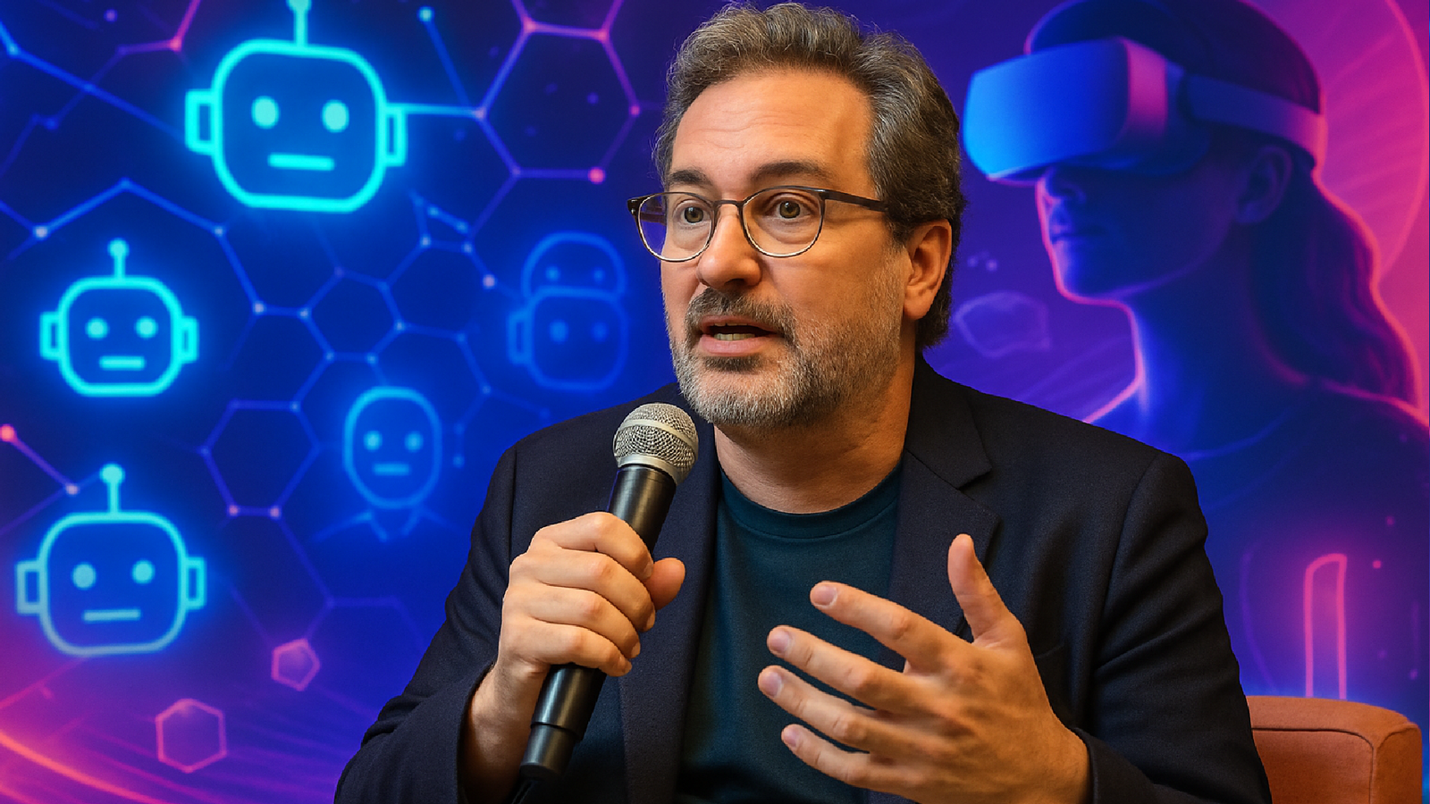 Imagem ilustrativa sobre Futuro dos negócios será feito por enxame de agentes de IA, diz Álvaro Machado na CasaFolha