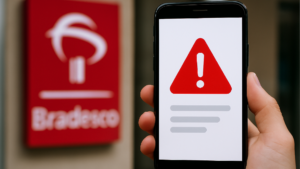 Imagem ilustrativa sobre Bradesco fora do ar? App passa por instabilidade nesta segunda (2)
