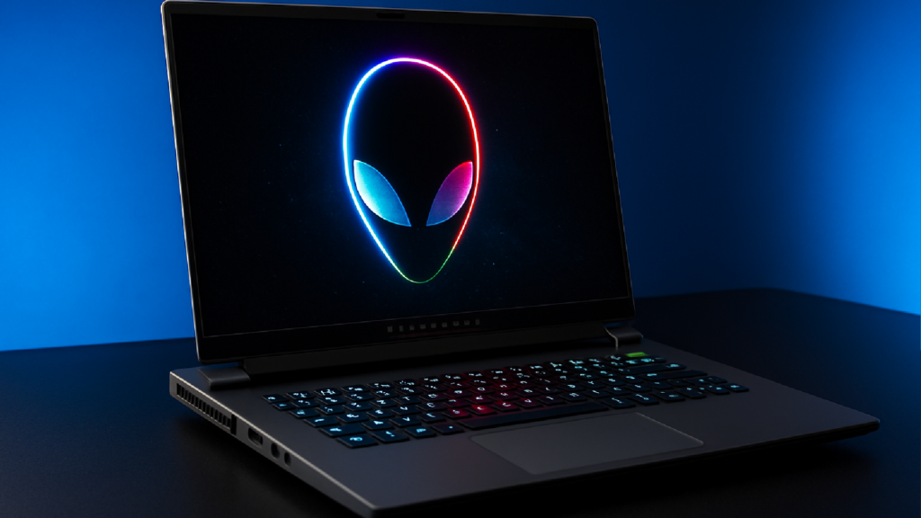 Imagem ilustrativa sobre Dell lança novos notebooks gamer Alienware com tela OLED e novas CPUs Intel