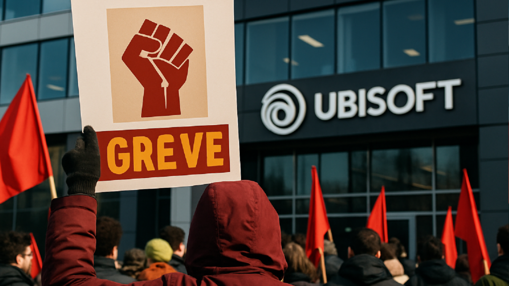 Imagem ilustrativa sobre Ubisoft vai parar? Sindicatos convocam greve global contra demissões