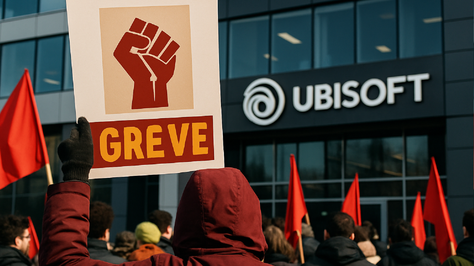 Imagem ilustrativa sobre Ubisoft vai parar? Sindicatos convocam greve global contra demissões