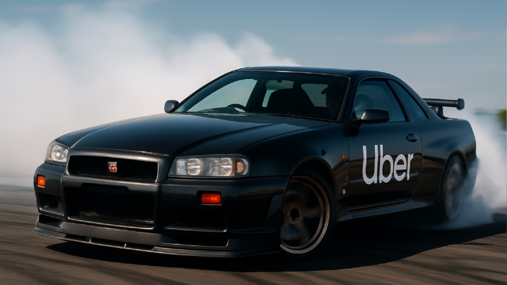 Imagem ilustrativa sobre Velozes e Furiosos? Uber lança serviço de drift em carros esportivos lendários