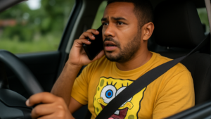 Imagem ilustrativa sobre Motorista de app sequestrado cita Bob Esponja durante ligação e é resgatado