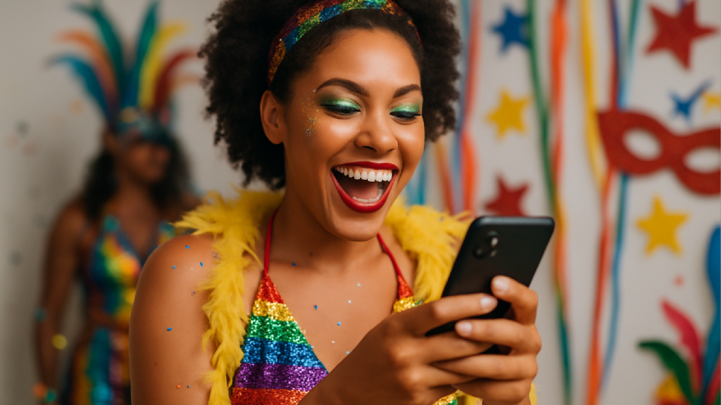 Imagem ilustrativa sobre Vai aproveitar o Carnaval? Veja dicas para curtir sem cair em fraudes bancárias